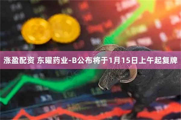 涨盈配资 东曜药业-B公布将于1月15日上午起复牌
